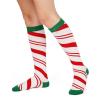 imageLavley Knee High Christmas Socks For Adults  Cute Holiday Party Outfit Accessories For Women and Men  Cookies ampamp Candy Cane 2 Pack