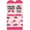 imageLavley Medical Themed Socks for Nurses Doctors and Cancer Survivors  Unisex Style for Men and Women US Alpha One Size Regular Regular Beat Cancer Pink