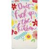 imageFunny Kitchen Towels with Sayings  Colorful Kitchen Decor Novelty Gift Dog LoveDont F Up the Kitchen
