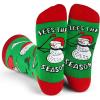 imageLavley Funny Holiday Socks For Adults and Teens Gifts For Christmas Thanksgiving Valentines Day HalloweenTees the Season