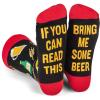 imageLavley If You Can Read This Bring Me Funny Socks  Novelty Gifts for Men Women and TeensBeer
