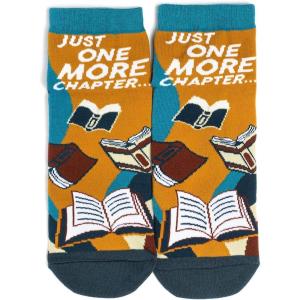 imageFunny Novelty Ankle Socks For Women  Ultra Comfy Cotton Blend Gifts For Coffee Lovers Book Lovers Plant Lovers and MoreJust One More Chapter