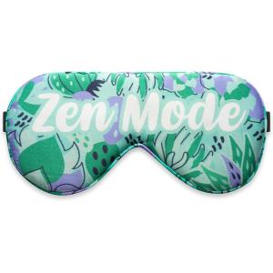 imageFunny Silk Sleep Masks with Adjustable Strap Comfortable and Soft LightBlocking Eye Masks for Women Men ampamp Teens Zen ModeZen Mode