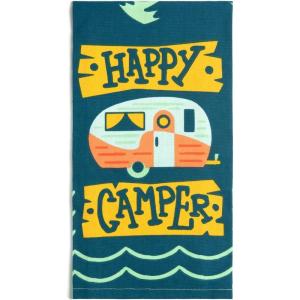 imageHappy Camper Dish Towel  Gift for Campers RV Decorations Travel Trailer Decor