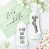 imageHaute Soiree Womens Novelty Socks  If You Can Read This Bring Me Some  One Size Fits AllChocolate