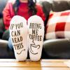 imageHaute Soiree Womens Novelty Socks  If You Can Read This Bring Me Some  One Size Fits AllCoffee