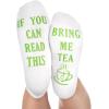 imageHaute Soiree Womens Novelty Socks  If You Can Read This Bring Me Some  One Size Fits AllTea