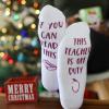 imageHaute Soiree Womens Novelty Socks  If You Can Read This Bring Me Some  One Size Fits AllThis Teacher is Off Duty