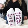 imageHaute Soiree Womens Novelty Socks  If You Can Read This Bring Me Some  One Size Fits AllVariety 4 Pack