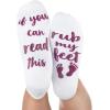 imageHaute Soiree Womens Novelty Socks  If You Can Read This Bring Me Some  One Size Fits AllVariety 4 Pack