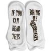 imageHaute Soiree Womens Novelty Socks  If You Can Read This Bring Me Some  One Size Fits AllVariety 6 Pack