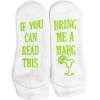 imageHaute Soiree Womens Novelty Socks  If You Can Read This Bring Me Some  One Size Fits AllVariety 6 Pack