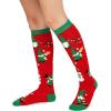 imageKnee High Christmas Socks For Adults  Cute Holiday Party Outfit Accessories For Women and Men  One Size LongGnomes  Trees