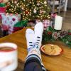 imageKnee High Christmas Socks For Adults  Cute Holiday Party Outfit Accessories For Women and Men  One Size LongSnowflakes  Snowman