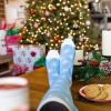 imageKnee High Christmas Socks For Adults  Cute Holiday Party Outfit Accessories For Women and Men  One Size LongSnowflakes  Snowman