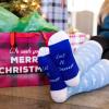 imageKnee High Christmas Socks For Adults  Cute Holiday Party Outfit Accessories For Women and Men  One Size LongSnowflakes  Snowman