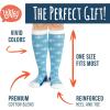 imageKnee High Christmas Socks For Adults  Cute Holiday Party Outfit Accessories For Women and Men  One Size LongSnowflakes  Snowman