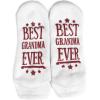 imageLavley Funny Grandparent Socks  Gift For Grandmas ampamp Expecting Grandparents Best Grandma Ever