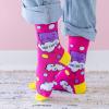 imageLavley Medical Themed Socks for Nurses Doctors and Cancer Survivors  Unisex Style for Men and WomenF Cancer Cat