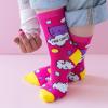 imageLavley Medical Themed Socks for Nurses Doctors and Cancer Survivors  Unisex Style for Men and WomenF Cancer Cat