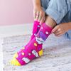 imageLavley Medical Themed Socks for Nurses Doctors and Cancer Survivors  Unisex Style for Men and WomenF Cancer Cat