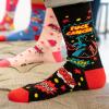 imageLavley Medical Themed Socks for Nurses Doctors and Cancer Survivors  Unisex Style for Men and WomenF Cancer Superhero