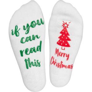 imageHaute Soiree Womens Novelty Socks  If You Can Read This Bring Me Some  One Size Fits AllMerry Christmas