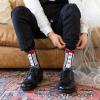 imageLavley Funny Wedding Socks For Men and Women  Gifts For Groom Groomsmen Bride Bridesmaids and Wedding PartyGroomtuxsocks