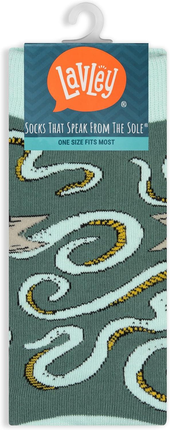 imageLavley Fun and Funny Socks for Women  Cute Colorful Acessory Gifts for Adults and Teens  One Size Fits Most LadiesDont Be Salty Octopus