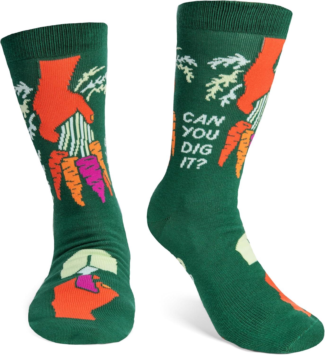 imageLavley Fun and Funny Socks for Women  Cute Colorful Acessory Gifts for Adults and Teens  One Size Fits Most LadiesLifes a Garden  Dig It