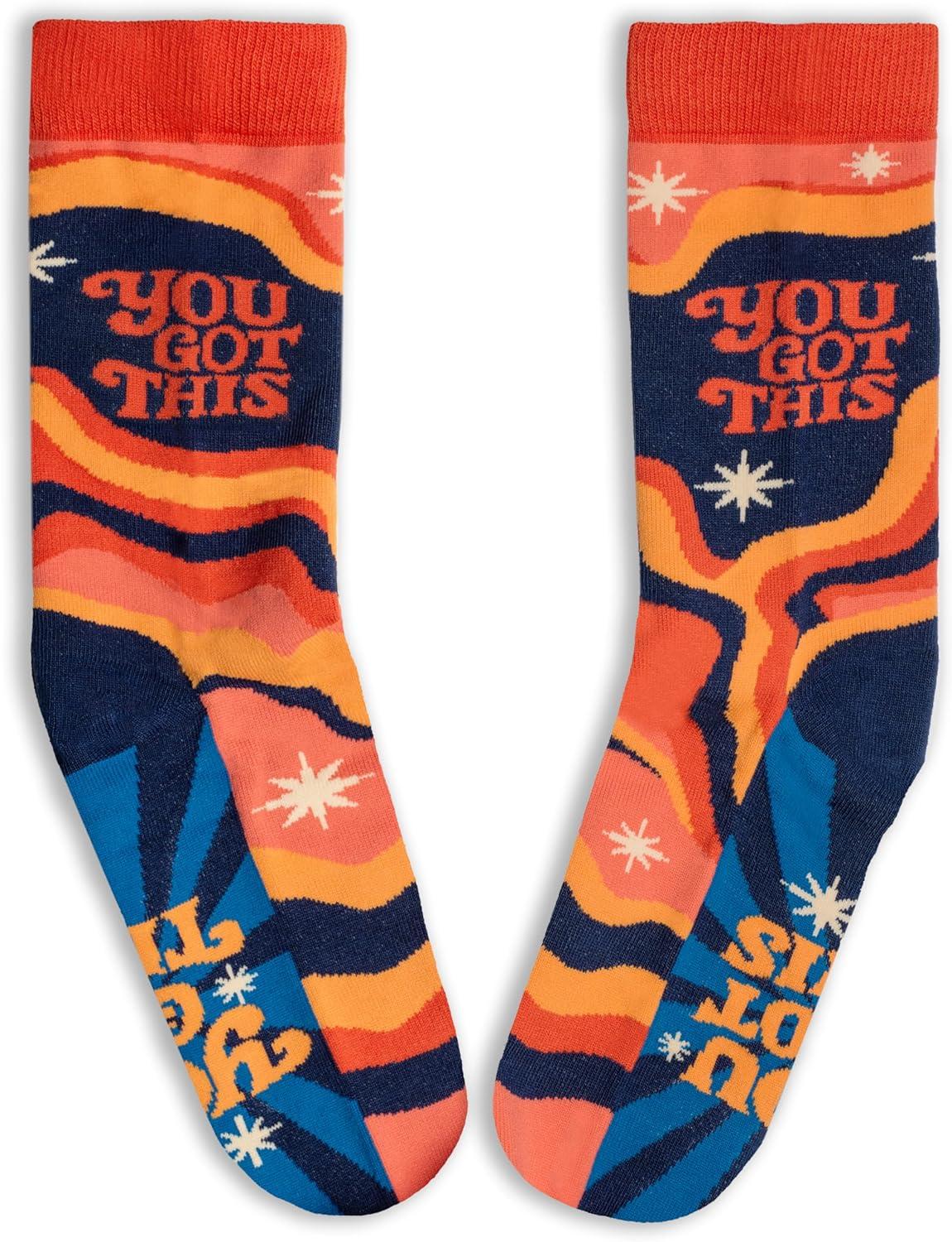 imageLavley Fun and Funny Socks for Women  Cute Colorful Acessory Gifts for Adults and Teens  One Size Fits Most LadiesYou Got This