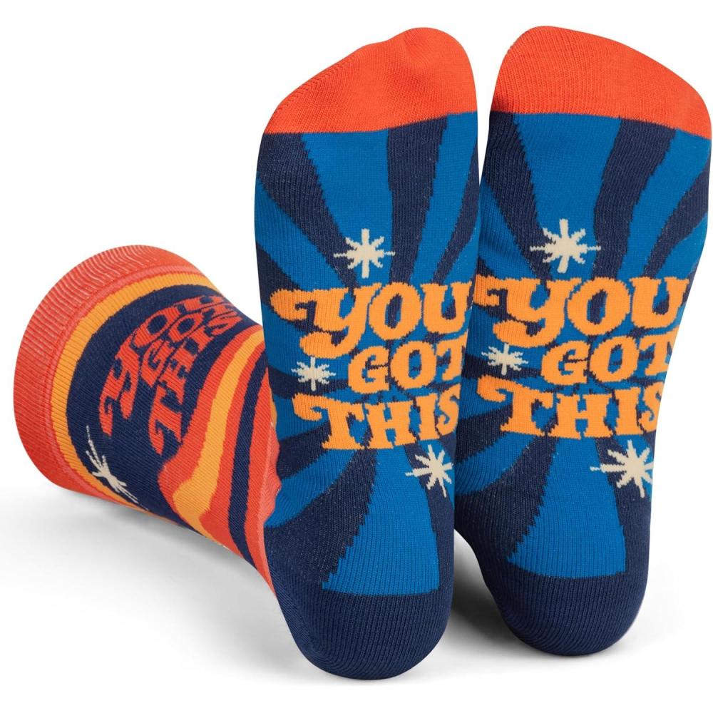 imageLavley Fun and Funny Socks for Women  Cute Colorful Acessory Gifts for Adults and Teens  One Size Fits Most LadiesYou Got This