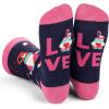 imageLavley Fun and Funny Socks for Women  Cute Colorful Acessory Gifts for Adults and Teens  One Size Fits Most LadiesGnome Love