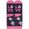 imageLavley Fun and Funny Socks for Women  Cute Colorful Acessory Gifts for Adults and Teens  One Size Fits Most LadiesGnome Love