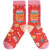 imageLavley Fun and Funny Socks for Women  Cute Colorful Acessory Gifts for Adults and Teens  One Size Fits Most LadiesHappy Birthday