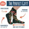 imageLavley Fun and Funny Socks for Women  Cute Colorful Acessory Gifts for Adults and Teens  One Size Fits Most LadiesMush Love Mushrooms