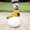 imageLavley Fun and Funny Socks for Women  Cute Colorful Acessory Gifts for Adults and Teens  One Size Fits Most LadiesVolleyball