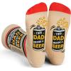imageLavley Funny Socks for Adults  Cool Novelty Gifts and Stocking Stuffers for Men Women ampamp Teens  One SizeDad Needs a Beer