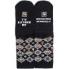 imageLavley Funny Socks for Adults  Cool Novelty Gifts and Stocking Stuffers for Men Women ampamp Teens  One SizeDrinking Whiskey