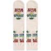 imageLavley Funny Socks for Adults  Cool Novelty Gifts and Stocking Stuffers for Men Women ampamp Teens  One SizeHigh on Life and Weed