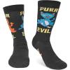 imageLavley Funny Socks for Adults  Cool Novelty Gifts and Stocking Stuffers for Men Women ampamp Teens  One SizePurr Evil