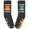 imageLavley Funny Socks for Adults  Cool Novelty Gifts and Stocking Stuffers for Men Women ampamp Teens  One SizePurr Evil