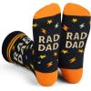 imageLavley Funny Socks for Adults  Cool Novelty Gifts and Stocking Stuffers for Men Women ampamp Teens  One SizeRad Dad