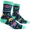 imageLavley Fun and Funny Socks for Women  Cute Colorful Acessory Gifts for Adults and Teens  One Size Fits Most LadiesTeam Herbivore