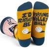 imageLavley Fun and Funny Socks for Women  Cute Colorful Acessory Gifts for Adults and Teens  One Size Fits Most LadiesVolleyball