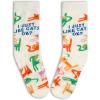 imageLavley I Just Like Cats OK Socks  Funny Gifts for Cat Moms and Pet Lovers  One Size Fits Most