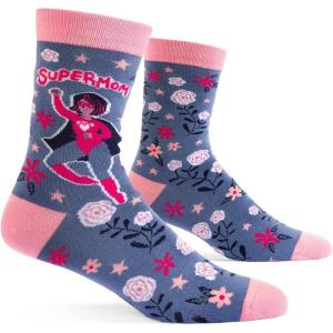 imageLavley Fun and Funny Socks for Women  Cute Colorful Acessory Gifts for Adults and Teens  One Size Fits Most LadiesSupermom