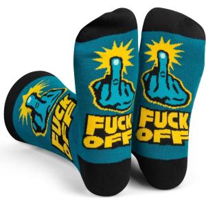 imageLavley Funny Socks for Adults  Cool Novelty Gifts and Stocking Stuffers for Men Women ampamp Teens  One SizeF Off