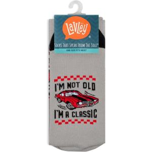 imageLavley Funny Socks for Adults  Cool Novelty Gifts and Stocking Stuffers for Men Women ampamp Teens  One SizeIm Not Old  Im Classic