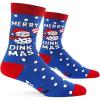 imageLavley Funny Pickleball Socks for Adults  Cool Gifts for Men Women ampamp Teens  One Size Fits MostMerry Dinkmas